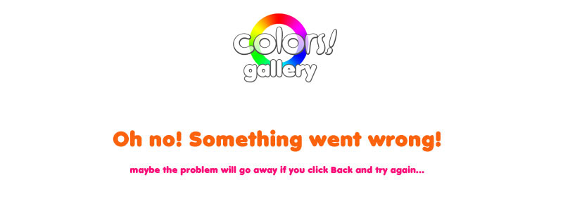 Something went wrong. Return to where you came from?